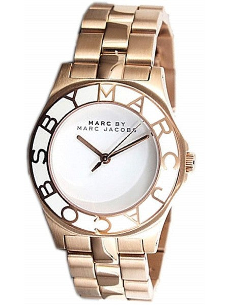 Marc Jacobs Blade White Dial Gold Steel Strap Watch for Women - MBM3050 Buy Now By Marc Jacobs