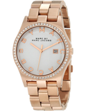 Marc Jacobs Henry Diamonds White Dial Rose Gold Steel Strap Watch for Women - MBM3079 Buy Now By Marc Jacobs