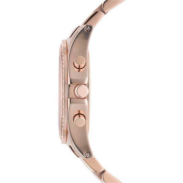 Marc Jacobs Henry Chronograph Rose Gold Dial Rose Gold Steel Strap Watch for Women - MBM3118 Buy Now By Marc Jacobs