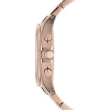 Marc Jacobs Henry Chronograph Rose Gold Dial Rose Gold Steel Strap Watch for Women - MBM3118 Buy Now By Marc Jacobs