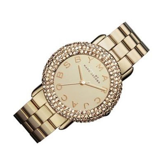 Marc Jacobs Marci Gold Dial Gold Steel Strap Watch for Women - MBM3191 Buy Now By Marc Jacobs
