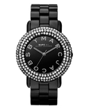 Marc Jacobs Marci Black Dial Black Steel Dial Strap Watch for Women - MBM3193 Buy Now By Marc Jacobs