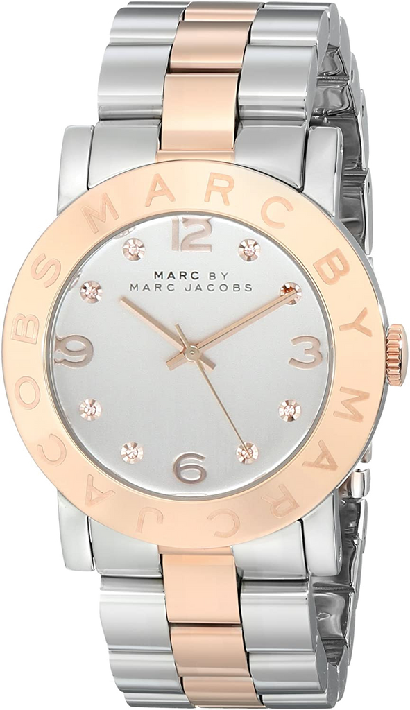 Marc Jacobs Amy Silver Dial Two Tone Steel Strap Watch for Women - MBM3194 Buy Now By Marc Jacobs