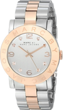 Marc Jacobs Amy Silver Dial Two Tone Steel Strap Watch for Women - MBM3194 Buy Now By Marc Jacobs