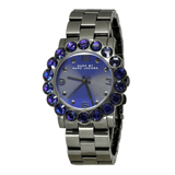 Marc Jacobs Amy Purple Dial Black Steel Strap Watch for Women - MBM3224 Buy Now By Marc Jacobs