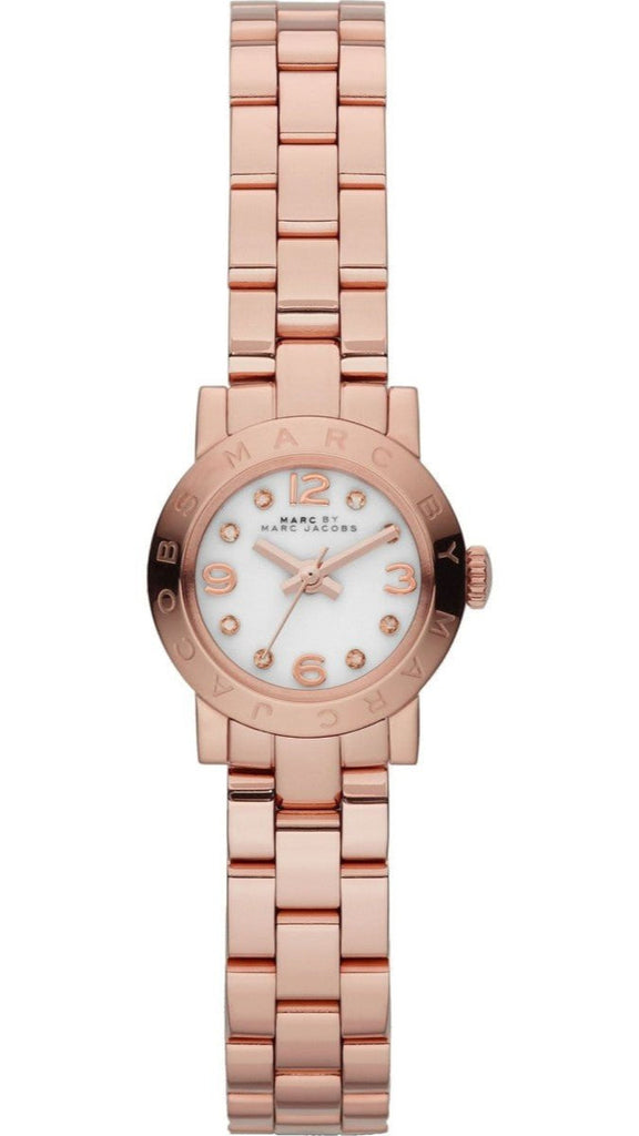 Marc Jacobs Amy White Dial Rose Gold Steel Strap Watch for Women - MBM3227 Buy Now By Marc Jacobs