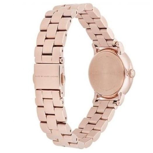 Marc Jacobs Baker White Dial Rose Gold Steel Strap Watch for Women - MBM3248 Buy Now By Marc Jacobs