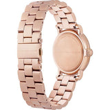 Marc Jacobs Baker Blue Dial Rose Gold Steel Strap Watch for Women - MBM3330 Buy Now By Marc Jacobs