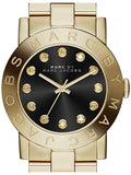 Marc Jacobs Amy Glitz Black Dial Gold Steel Strap Watch for Women - MBM3334 Buy Now By Marc Jacobs