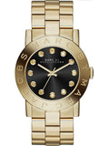Marc Jacobs Amy Black Dial Gold Steel Strap Watch for Women - MBM3336 Buy Now By Marc Jacobs