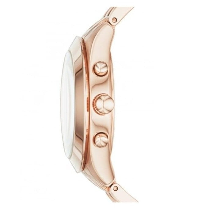 Marc Jacobs Peeker Chronograph Rose Gold Dial Rose Gold Steel Strap Watch for Women - MBM3394 Buy Now By Marc Jacobs
