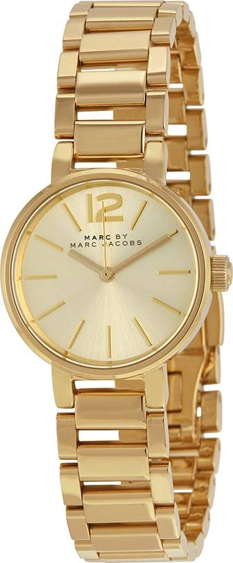 Marc Jacobs Peggy Gold Dial Gold Steel Strap Watch for Women - MBM3405 Buy Now By Marc Jacobs