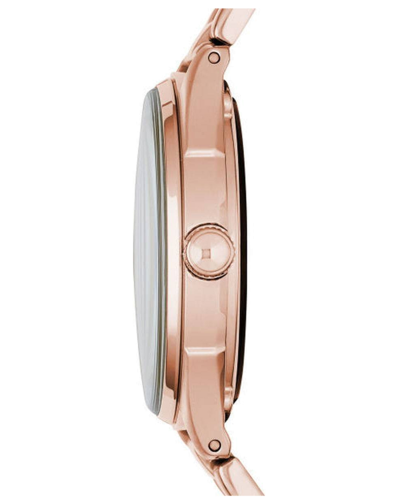 Marc Jacobs Tether Transparent Rose Gold Dial Rose Gold Steel Strap Watch for Women - MBM3414 Buy Now By Marc Jacobs
