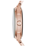 Marc Jacobs Tether Transparent Rose Gold Dial Rose Gold Steel Strap Watch for Women - MBM3414 Buy Now By Marc Jacobs