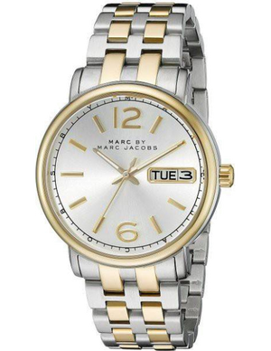 Marc Jacobs Fergus Silver Dial Two Tone Steel Strap Watch for Women - MBM3426 Buy Now By Marc Jacobs