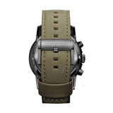 Marc Jacobs Larry Chronograph Black Dial Grey Leather Strap Watch for Men - MBM5034 Buy Now By Marc Jacobs