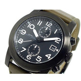 Marc Jacobs Larry Chronograph Black Dial Grey Leather Strap Watch for Men - MBM5034 Buy Now By Marc Jacobs
