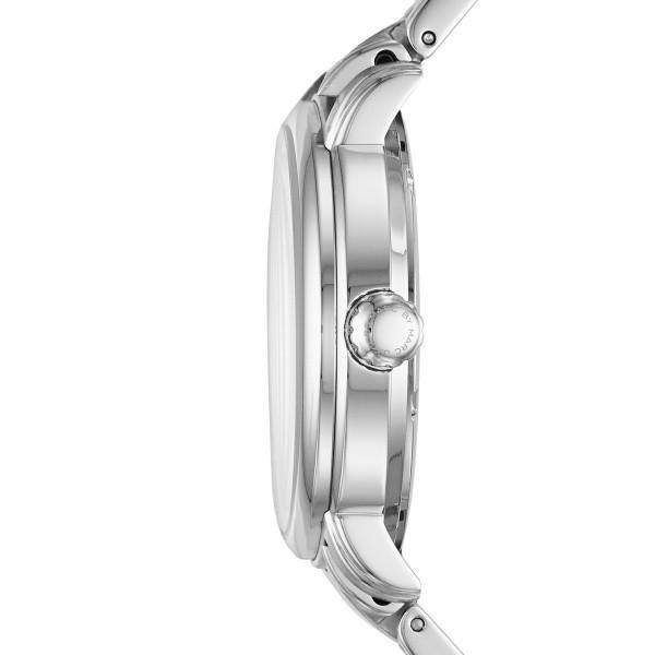 Marc Jacobs Fergus Black Dial Silver Steel Strap Watch for Men - MBM5075 Buy Now By Marc Jacobs