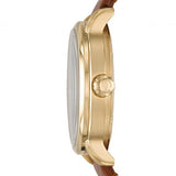 Marc Jacobs Fergus Green Dial Brown Leather Strap Watch for Men - MBM5077 Buy Now By Marc Jacobs