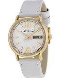 Marc Jacobs Fergus White Dial White Leather Strap Watch for Women - MBM8653 Buy Now By Marc Jacobs