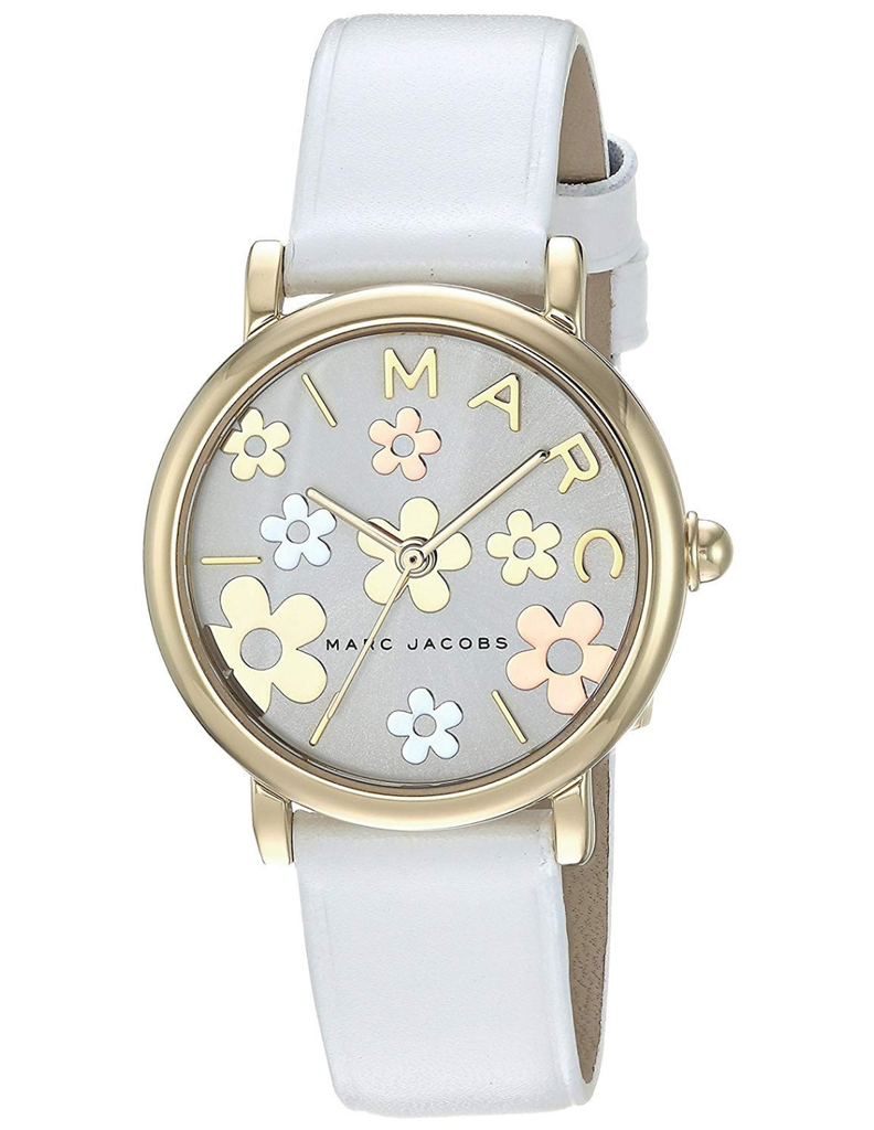Marc Jacobs Roxy White Dial White Leather Strap Watch for Women - MJ1607 Buy Now By Marc Jacobs