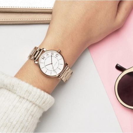 Marc Jacobs Roxy White Dial Silver Steel Strap Watch for Women - MJ3521 Buy Now By Marc Jacobs