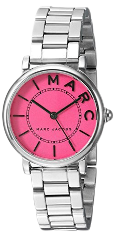 Marc Jacobs Roxy Pink Dial Silver Steel Strap Watch for Women - MJ3528 Buy Now By Marc Jacobs