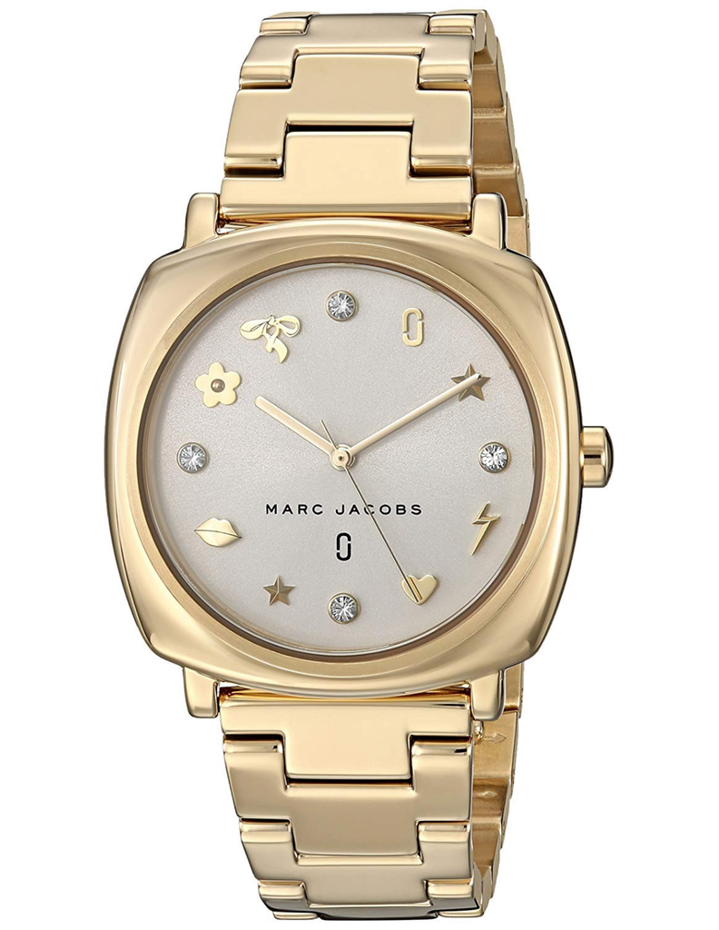 Marc Jacobs Mandy White Dial Gold Steel Strap Watch for Women - MJ3573 Buy Now By Marc Jacobs