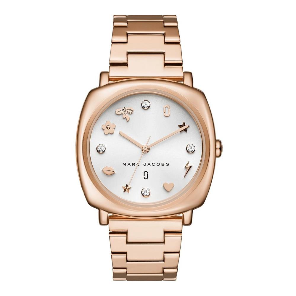 Marc Jacobs Mandy White Dial Rose Gold Steel Strap Watch for Women - MJ3574 Buy Now By Marc Jacobs