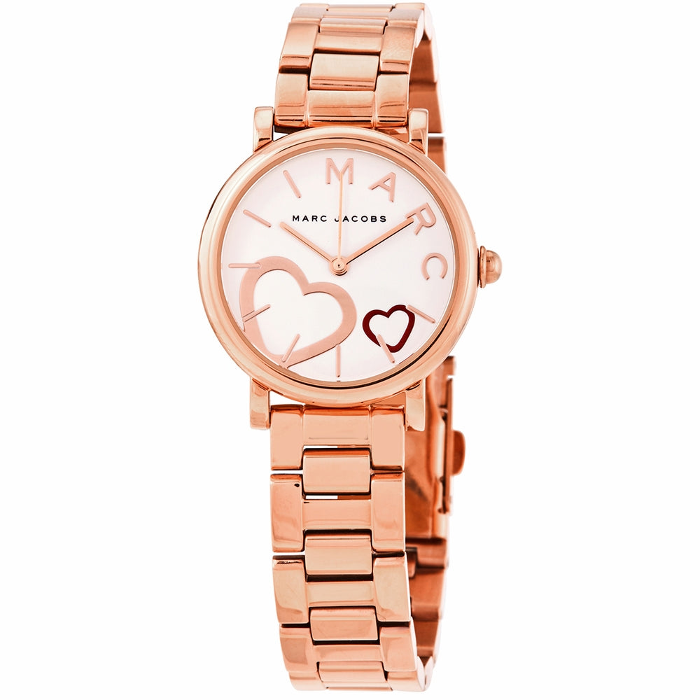 Marc Jacobs Classic White Dial Rose Gold Steel Strap Watch for Women - MJ3592 Buy Now By Marc Jacobs