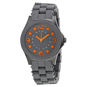 Marc Jacobs Pelly Grey Dial Grey Silicone Strap Watch for Women - MBM2589 Buy Now By Marc Jacobs