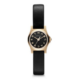 Marc Jacobs Henry Dinky Black Dial Black Leather Strap Watch for Women - MBM1240 Buy Now By Marc Jacobs