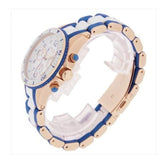 Marc Jacobs Rock Chronograph White Dial Two Tone Silicone Strap Watch for Women - MBM2594 Buy Now By Marc Jacobs