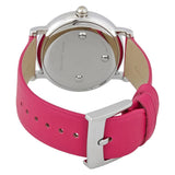 Marc Jacobs Roxy Black Dial Pink Leather Strap Watch for Women - MJ1535 Buy Now By Marc Jacobs