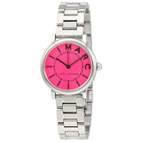 Marc Jacobs Roxy Pink Dial Silver Steel Strap Watch for Women - MJ3528 Buy Now By Marc Jacobs