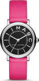 Marc Jacobs Roxy Black Dial Pink Leather Strap Watch for Women - MJ1540 Buy Now By Marc Jacobs