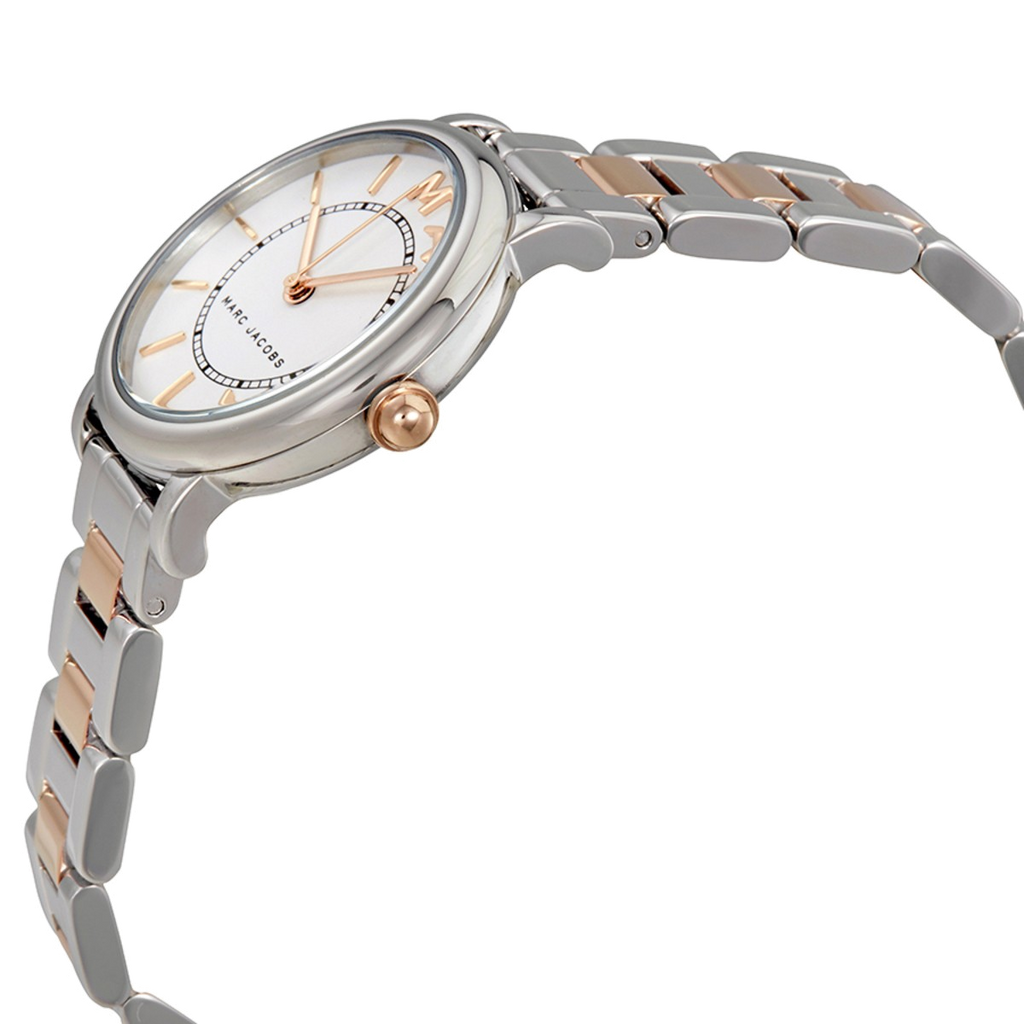 Marc Jacobs Roxy White Dial Two Tone Steel Strap Watch for Women - MJ3553 Buy Now By Marc Jacobs