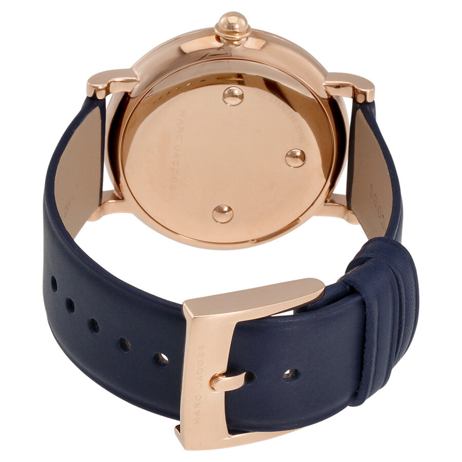Marc Jacobs Roxy Navy Blue Dial Blue Leather Strap Watch for Women - MJ1534 Buy Now By Marc Jacobs