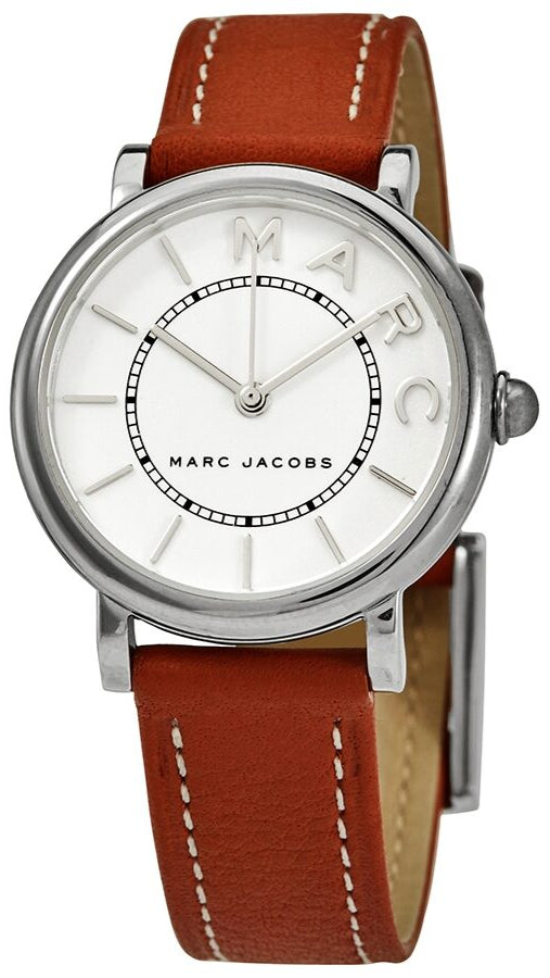 Marc Jacobs Roxy Silver Dial Brown Leather Strap Watch for Women - MJ1572 Buy Now By Marc Jacobs