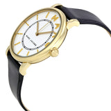 Marc Jacobs Roxy White Dial Black Leather Strap Watch for Women - MJ1532 Buy Now By Marc Jacobs