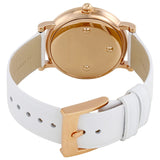 Marc Jacobs Roxy White Dial White Leather Strap Watch for Women - MJ1561 Buy Now By Marc Jacobs