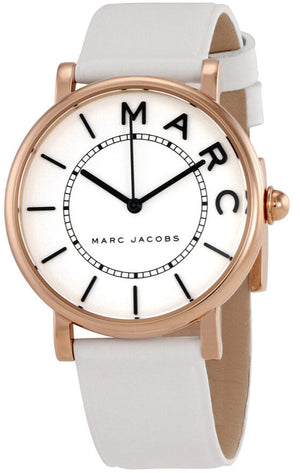 Marc Jacobs Roxy White Dial White Leather Strap Watch for Women - MJ1562 Buy Now By Marc Jacobs