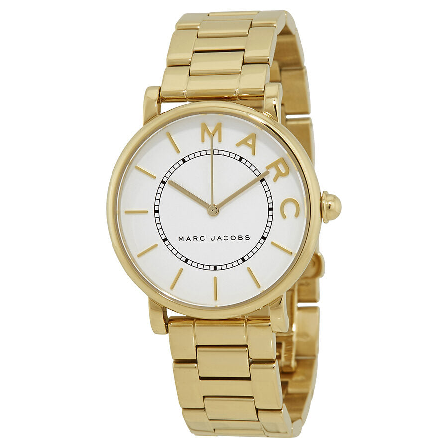 Marc Jacobs Roxy White Dial Gold Steel Strap Watch for Women - MJ3522 Buy Now By Marc Jacobs