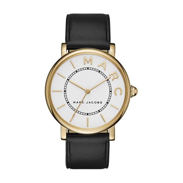 Marc Jacobs Roxy White Dial Black Leather Strap Watch for Women - MJ1532 Buy Now By Marc Jacobs