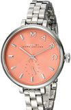 Marc Jacobs Sally Orange Dial Silver Steel Strap Watch for Women - MBM3365 Buy Now By Marc Jacobs