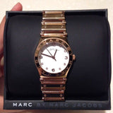 Marc Jacobs Amy White Dial Rose Gold Steel Strap Watch for Women - MBM8559 Buy Now By Marc Jacobs