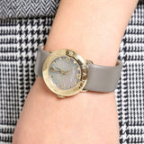 Marc Jacobs Amy Grey Dial Grey Leather Strap Watch for Women - MBM1287 Buy Now By Marc Jacobs