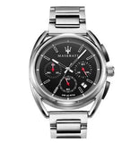 Maserati Trimarano Chronograph Black Dial Silver Stainless Steel Strap Watch For Men - R8873632003 Buy Now By Maserati