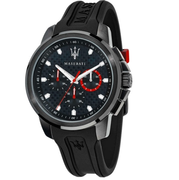 Maserati SFIDA Chronograph Quartz Stainless Steel Black Dial Watch For Men - R8851123007 Buy Now By Maserati