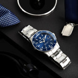 Maserati Competizione Quartz Blue Dial Silver Steel Strap Watch For Men - R8853100036 Buy Now By Maserati